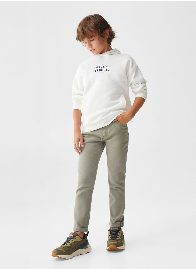 MANGO - Kids Essential Sweatpants - Image 1