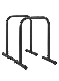 Sky Land Heavy Duty Adjustable Parallette Dip Station | Portable Multi-functional Strength Training With Safety Connector  - Image 1