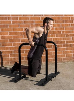 Sky Land Heavy Duty Adjustable Parallette Dip Station | Portable Multi-functional Strength Training With Safety Connector  - Image 3