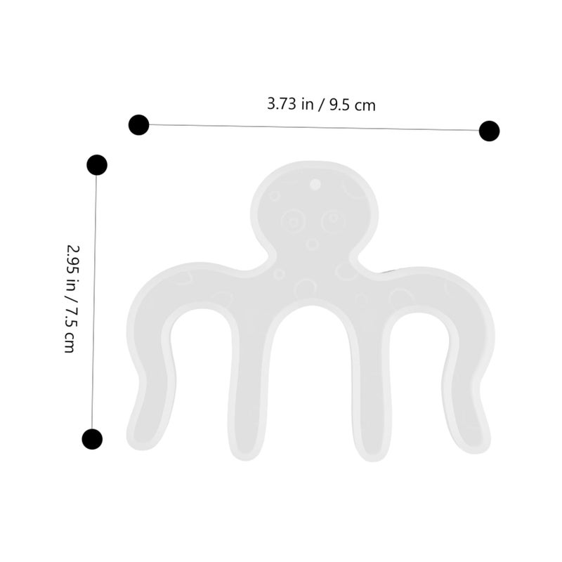 Reusable Silicone Music Note Mold For Bookmarks Crafts Home Decor Easy Demould White - Image 3