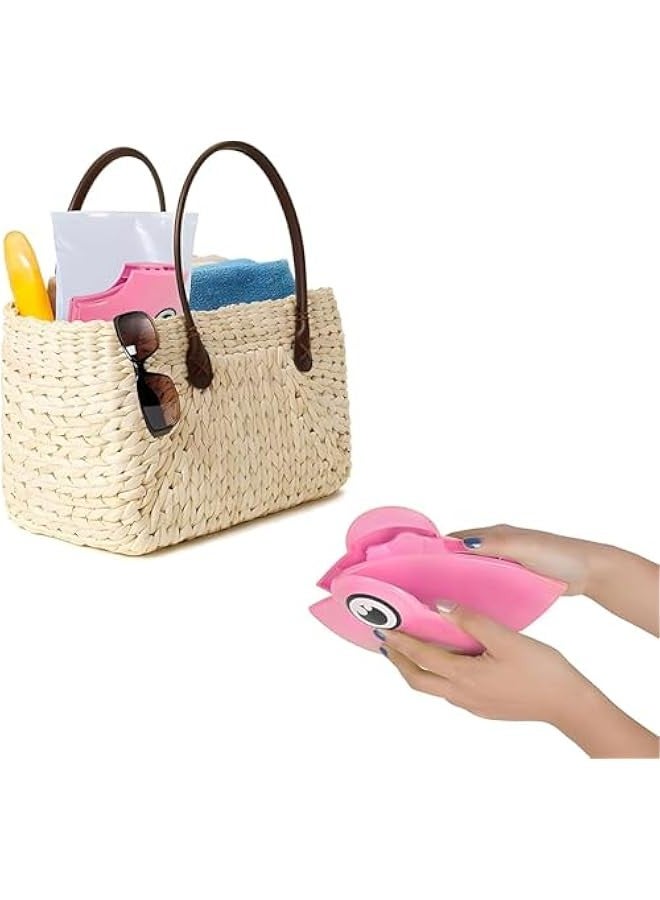 TRASSLE Kids Toilet Seat Cover, Travel Portable Folding Potty Training, Non Slip Silicone Pads, Reusable Toddlers Toilet Seat Covers Liners Fits Round & Oval Toilets Suitable for Kids Baby - Image 5