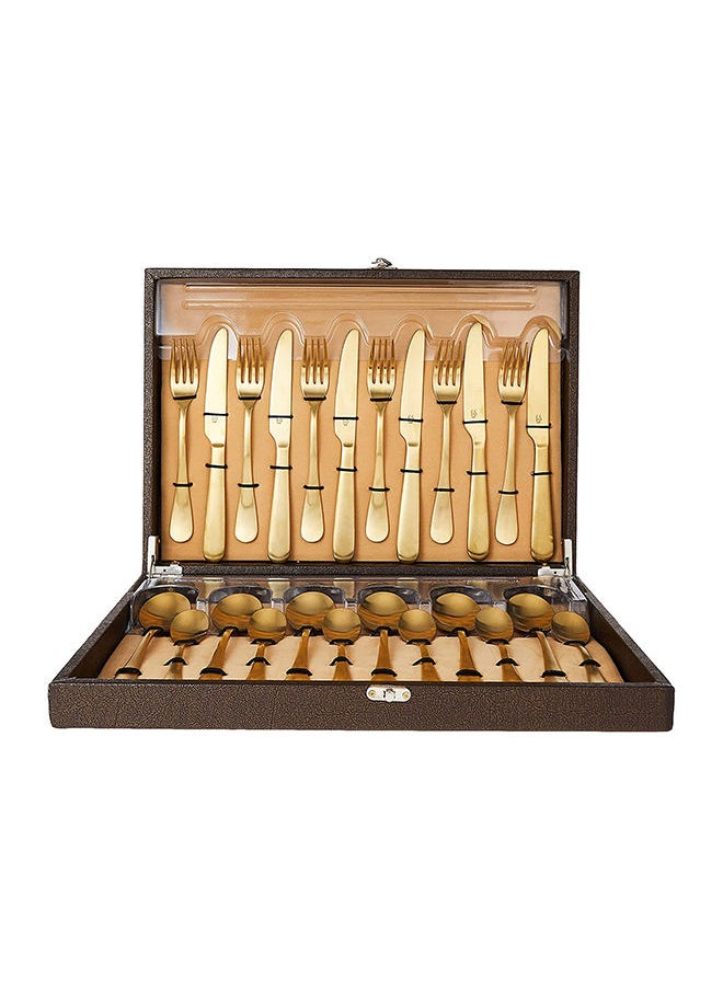 FNS - FNS Oro Cutlery Set 24Pcs - Image 1