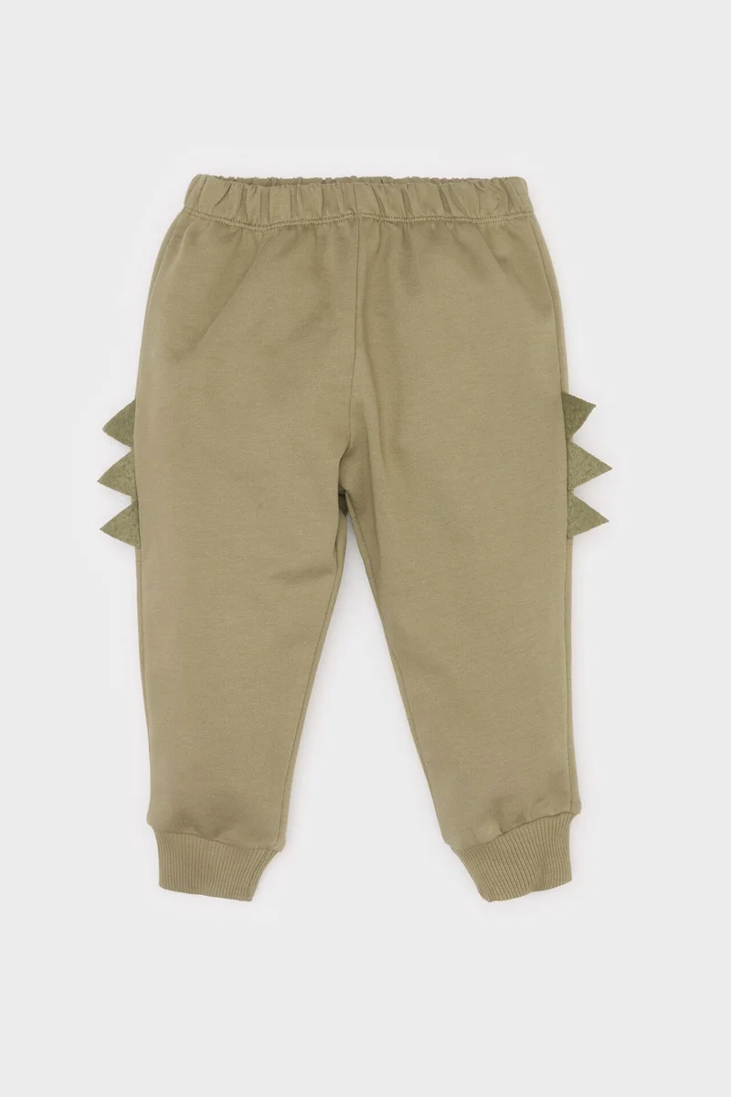 Defacto Baby Boy Dinosaur Printed Sweatshirt Fabric 2 Piece Set