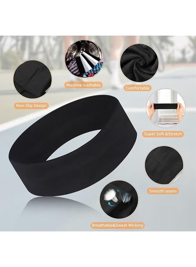 ليالي 6 قطع من ربطات راس رياضيه،ربطات شعر رياضيه مرنة ناعمة مانعة للانزلاق تمتص العرق وتسمح بالتهوية، ربطه راس عصرية لليوجا والجري وركوب الدراجات والتمارين (متعدد الألوان) - Image 5