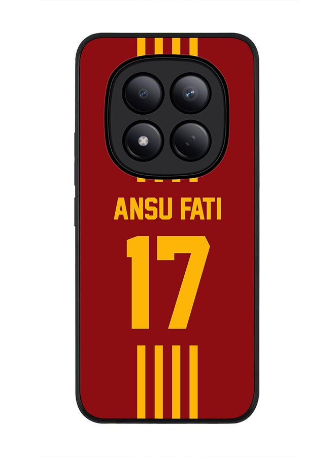 For Xiaomi Redmi Note 15 Pro 4G Case,Slim fit Camera Protection, Shockproof Thin Phone cover  - Football - Spain ,  Ansu Fati