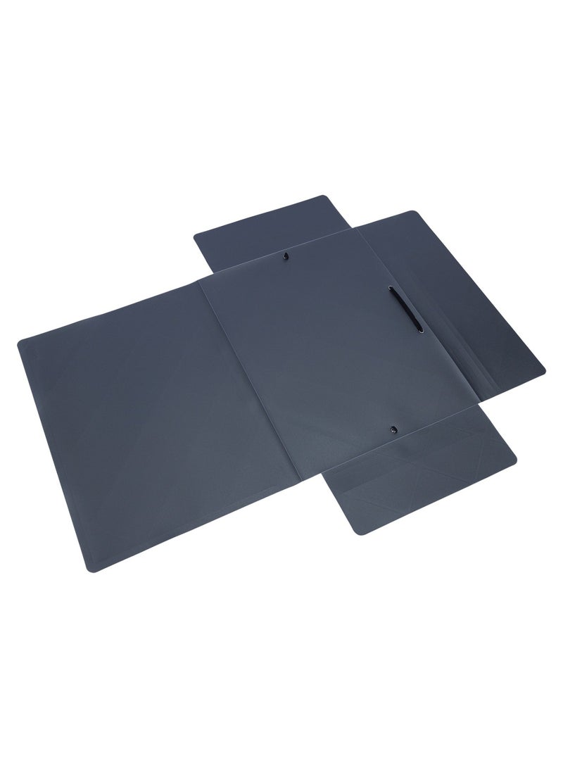 Deli 1-Piece Flap Folder With Elastic Closure Assorted Colours - Image 4