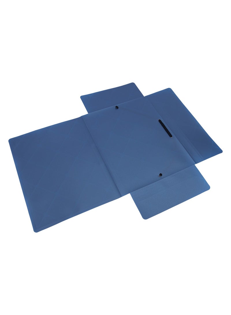 Deli 1-Piece Flap Folder With Elastic Closure Assorted Colours - Image 2