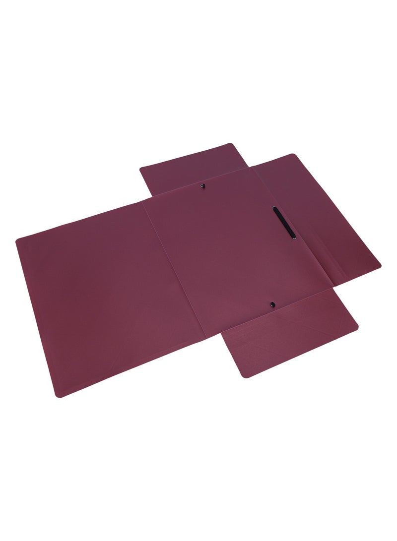 Deli 1-Piece Flap Folder With Elastic Closure Assorted Colours - Image 3