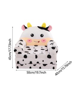 Aideli Baby Toddler Cartoon Sofa Chair, 2-in-1 Folding Toddler Sofa, Small Foldable Sofa with Removable & Washable Cover, Princess Chair for Kids Ages 1-3.  - Image 3