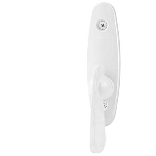 Touri Sliding Door Thumb Latch for Andersen Sliding Door Lock Replacement, Gliding Door Lock Replacement Parts, Tribeca Style, Screws Included, White - Image 1