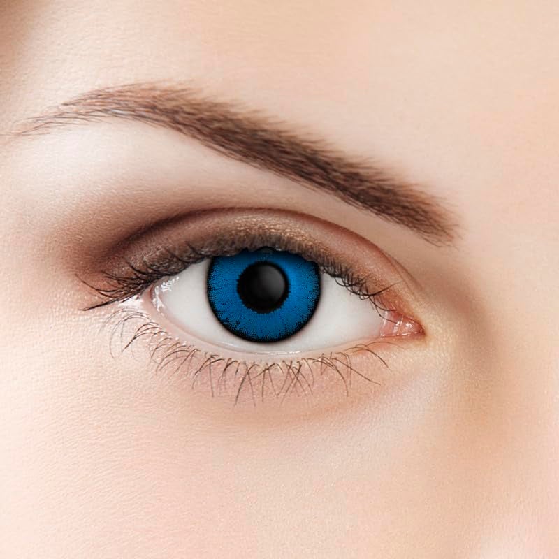Tropical Colors Candy Pack Zero Power Colored Lenses (2 Lens/Pack) (F Blue) - Image 2
