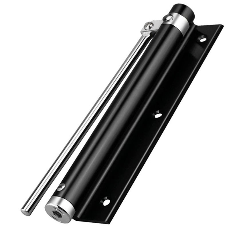 zeng Automatic Door Closer 304 Stainless Steel Surface Mounted Adjustable Spring Commercial and Residential Black - Image 2