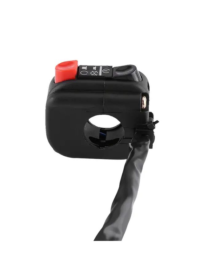 Universal Motorcycle Engine Start Stop Kill Switch Heavy Duty Black Handlebar Switch Red Button 36V - Image 4