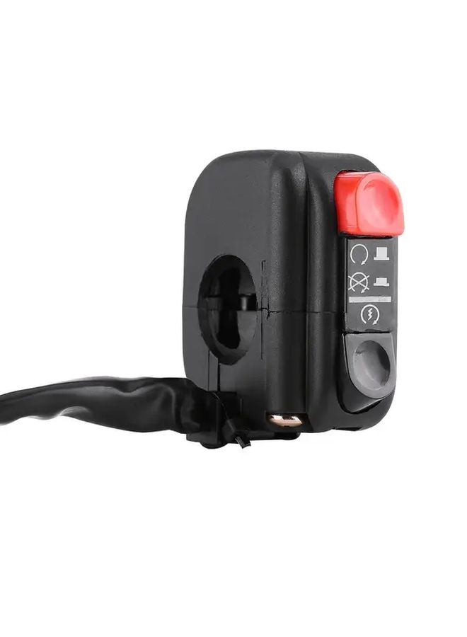 Universal Motorcycle Engine Start Stop Kill Switch Heavy Duty Black Handlebar Switch Red Button 36V - Image 5