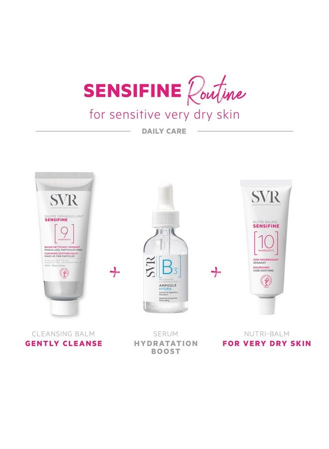 SVR Sensifine Nutri Balm Nourishing Rich Face Cream With Shea Butter & Squalene For Sensitive, Very Dry Skin. 24Hr Soothing, Fragrance-Free Moisturizer, 1.3 Fl.Oz. - Image 2