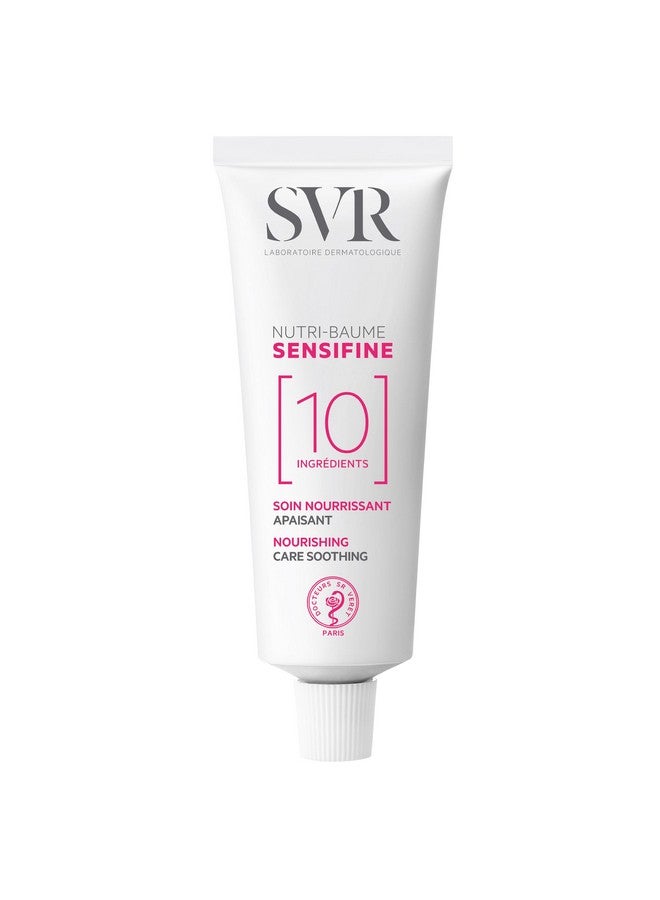 SVR Sensifine Nutri Balm Nourishing Rich Face Cream With Shea Butter & Squalene For Sensitive, Very Dry Skin. 24Hr Soothing, Fragrance-Free Moisturizer, 1.3 Fl.Oz. - Image 1