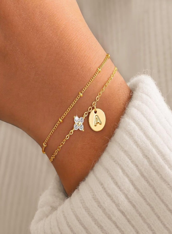 M MOOHAM Friendship Bracelets for Women - Best Friend Birthday Friendship Gifts for Women Initial C Charm Bracelet Birthday Gifts - Image 2