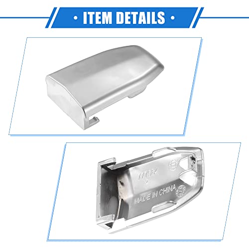 VekAuto Door Handle Cap Cover Compatible for Cadillac Escalade 2015-2018, Durable Plastic Silver Tone Front Door Trim Cover - Image 5