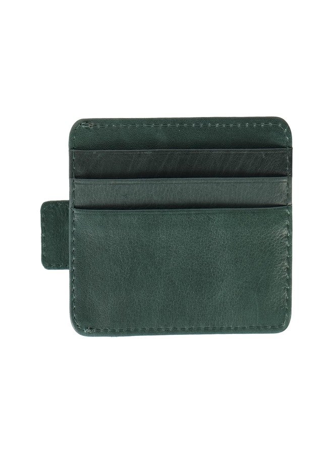 PERF Genuine Leather Debit/Credit/ATM Card Holder | Unisex | Classic Solid Design | Premium Feel & Trendy Aesthetic | Slim & Stylish Organizer - Image 2