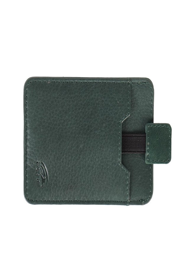 PERF Genuine Leather Debit/Credit/ATM Card Holder | Unisex | Classic Solid Design | Premium Feel & Trendy Aesthetic | Slim & Stylish Organizer - Image 3