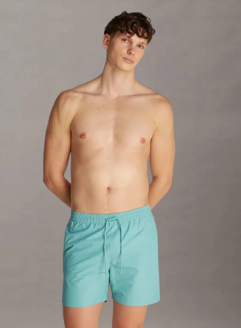 CALVIN KLEIN Medium Drawstring Swim Shorts - Logo Tape