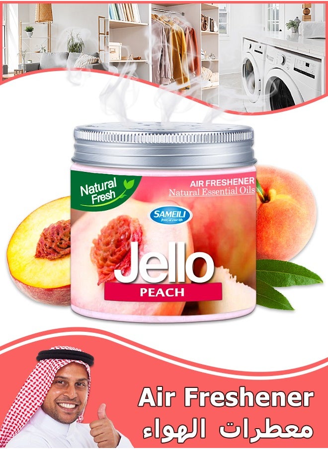 SAMEILI Air Freshener - Peach Scent - Odor Eliminator - Scent Freshener - Room, Closets, Bathrooms, Car - 220g  - Image 1