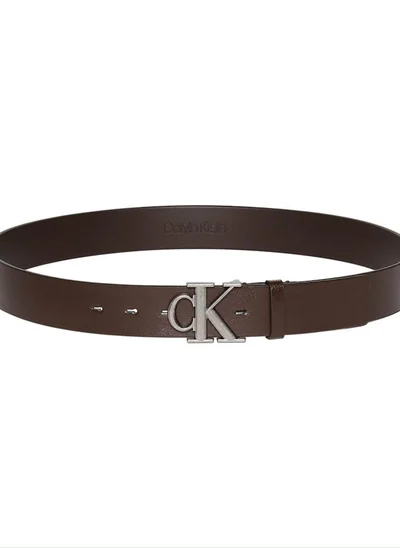 CALVIN KLEIN Logo Hole Allocated Belt