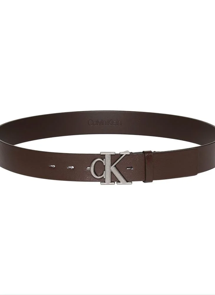 CALVIN KLEIN Logo Hole Allocated Belt