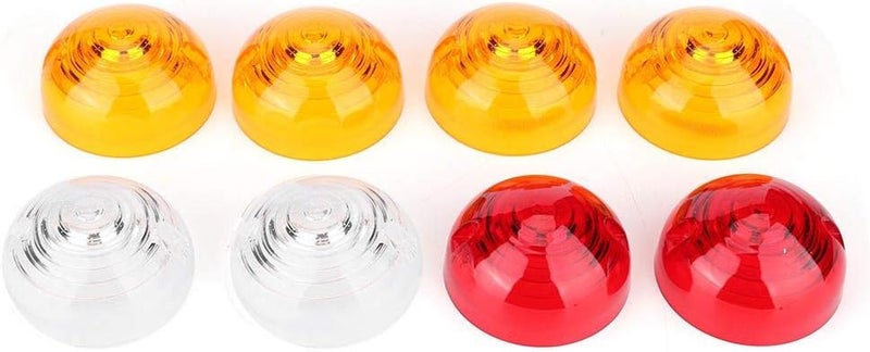 woobles Taillight Lens ,8Pcs Side Tail Indicator Light Lamp Lens Kit Fit for 3 Series/Defender - Image 1