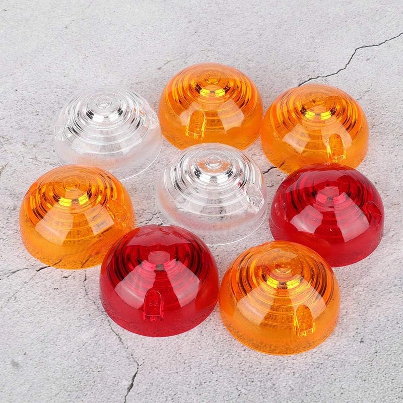 woobles Taillight Lens ,8Pcs Side Tail Indicator Light Lamp Lens Kit Fit for 3 Series/Defender - Image 4