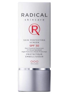 Radical Skincare Skin Perfecting Screen Spf 30 Protects Against Uva/Uvb Rays Blurs Wrinkles & Primes Makeup For All Skin Types Paraben & Cruelty Free Clinically Proven (1.3 Fl Oz)  - Image 1