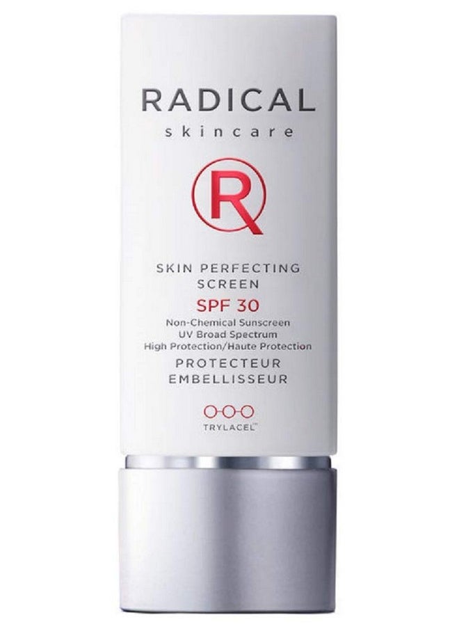 Radical Skincare Skin Perfecting Screen Spf 30 Protects Against Uva/Uvb Rays Blurs Wrinkles & Primes Makeup For All Skin Types Paraben & Cruelty Free Clinically Proven (1.3 Fl Oz)  - Image 1