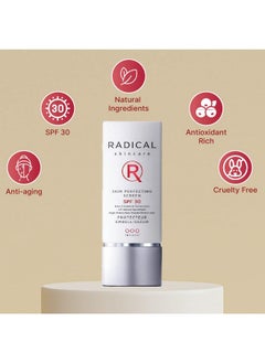 Radical Skincare Skin Perfecting Screen Spf 30 Protects Against Uva/Uvb Rays Blurs Wrinkles & Primes Makeup For All Skin Types Paraben & Cruelty Free Clinically Proven (1.3 Fl Oz)  - Image 3