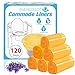 RINOZO Commode Liners for Bedside Portable Toilet Chair Bucket 120 Count Lavender Scented Disposable Waste Bags for Adults Universal Fit - Image 1