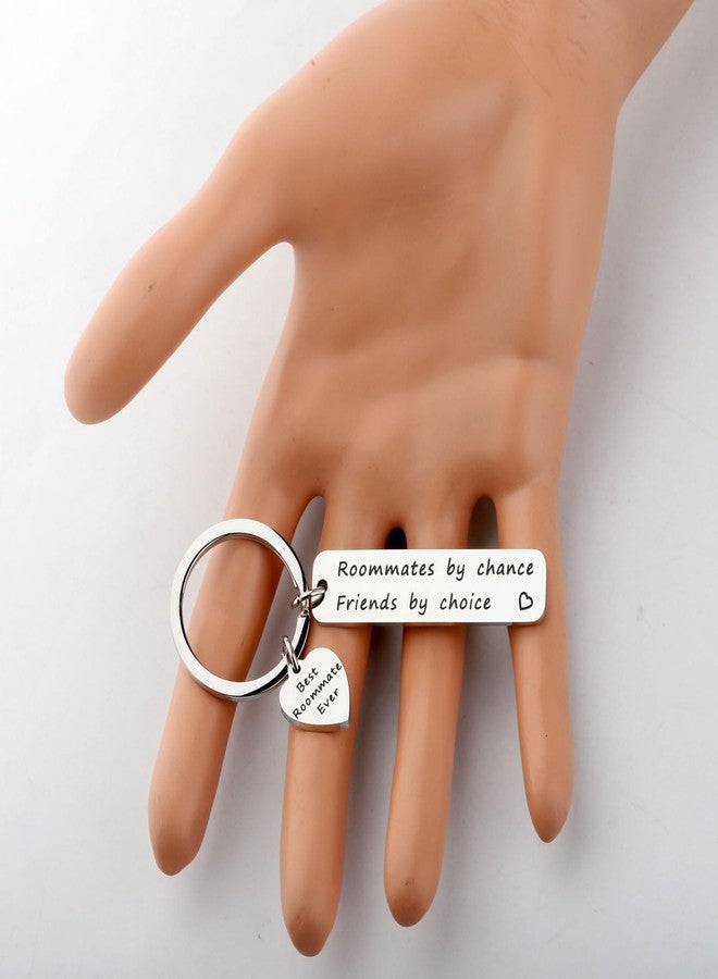 SEIRAA Roommate Gift: College Graduation Keychain - Roommate By Chance, Friends By Choice - Image 3
