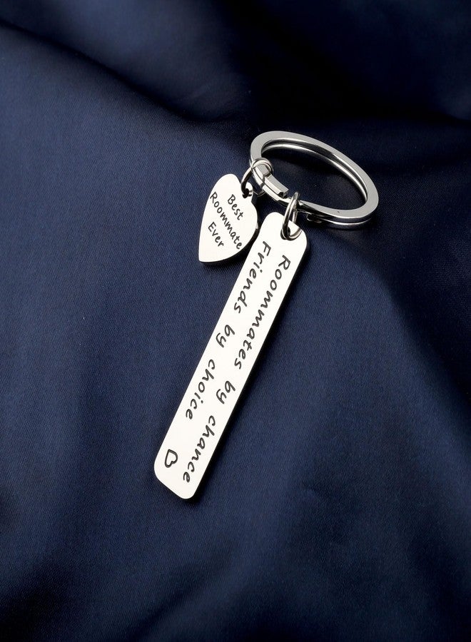 SEIRAA Roommate Gift: College Graduation Keychain - Roommate By Chance, Friends By Choice - Image 2