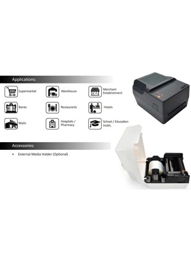 EPOS E-PoS Barcode Printer EBP-400T - Image 3