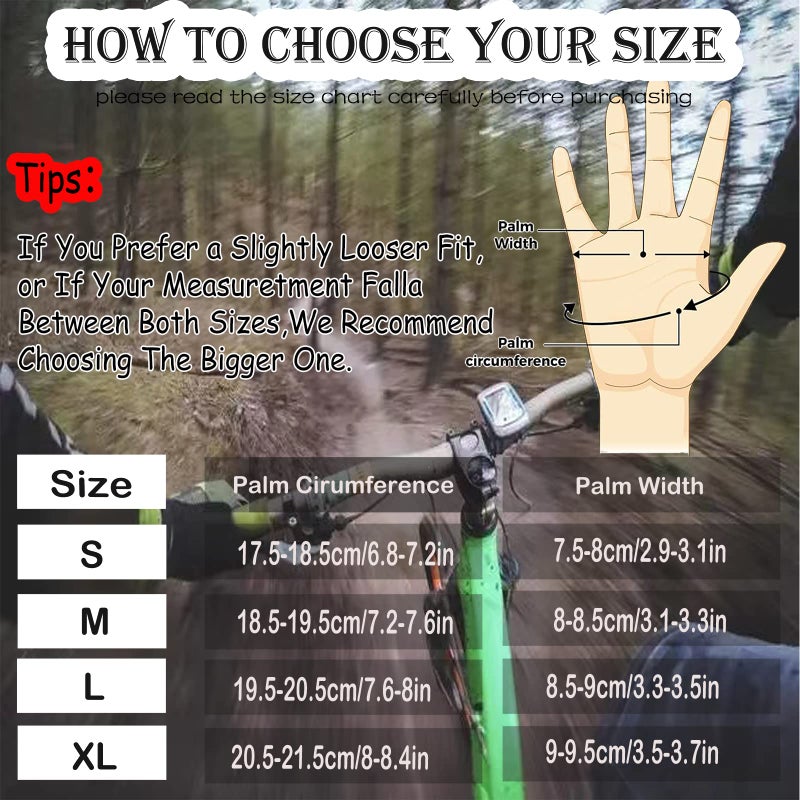 FASTGOOSE Skeleton-Paw Motorcycle Gloves for Men&Women,Cycling Glove Breathable Dirtbike Glove for ATV MTB Motocross Racing (Blue0001, Large) - Image 5