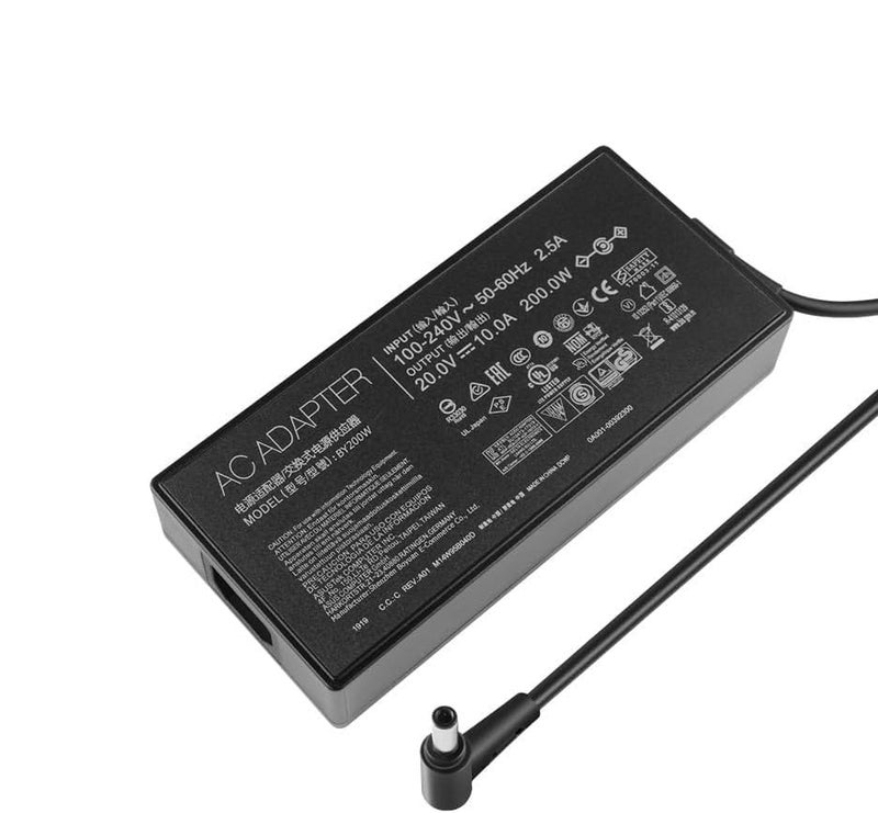 Wistar 200W AC Adapter for ASUS TUF Dash Gaming F17 F15 A17 A15 (2022 2021) FX707 FX517,ROG Zephyrus G14 (2023) GA402/G15 (2022) GA503,ROG Strix G17 G15 (2022) G713 G513 Laptop Charger - Image 1