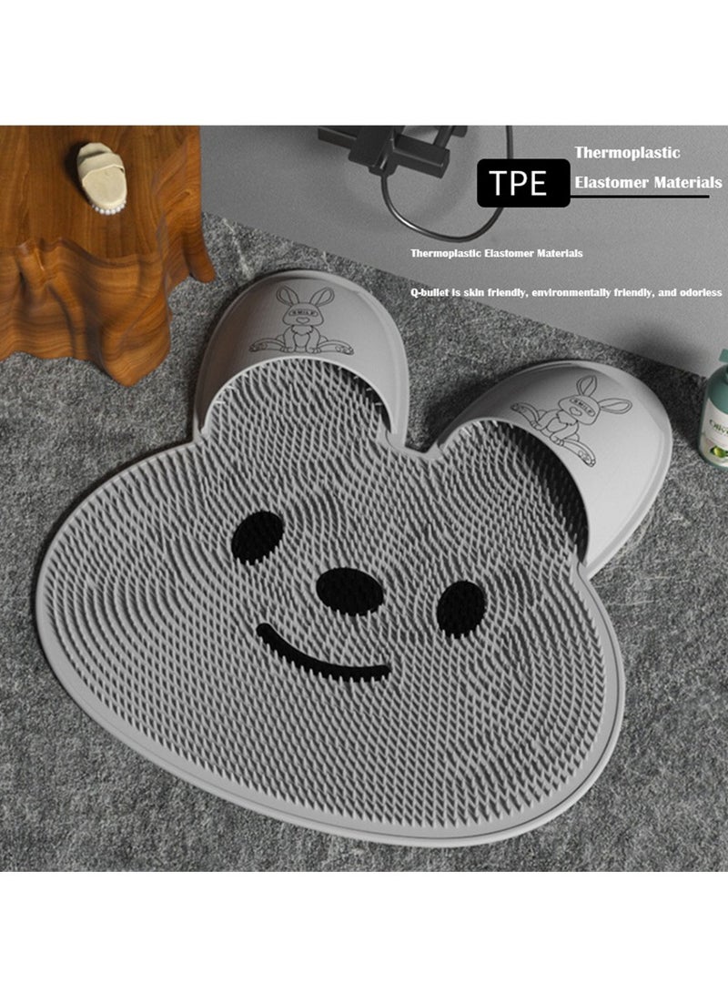 Non-Slip Bathtub Mat with Suction Cups and Drainage Holes, Soft Machine Washable Shower Mat, Non-Slip Bathtub Bath Mat - Image 5