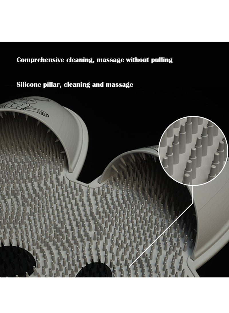 Non-Slip Bathtub Mat with Suction Cups and Drainage Holes, Soft Machine Washable Shower Mat, Non-Slip Bathtub Bath Mat - Image 4