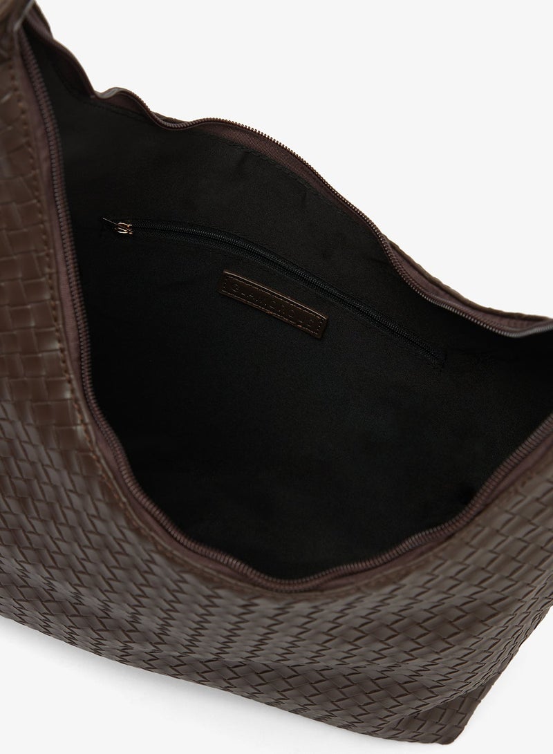 GLAMOROUS Large Woven Shoulder Bag - Image 5