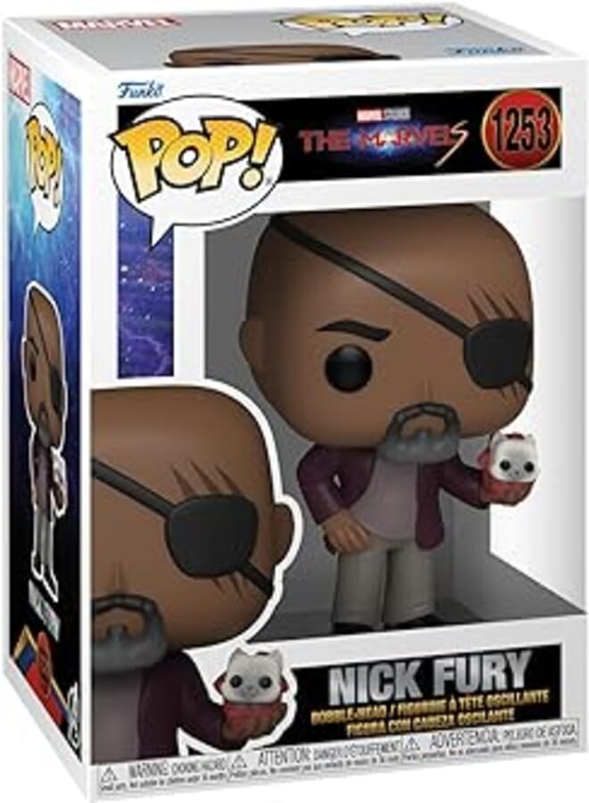 Funko POP! Vinyl: The Marvels - Nick Fury - Collectable Vinyl Figure - Gift Idea - Official Merchandise - Toys for Kids & Adults - Movies Fans - Model Figure for Collectors and Display