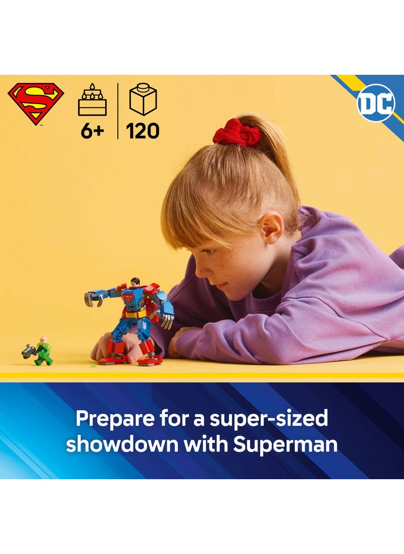 LEGO DC Superman™ Mech vs. Lex Luthor™ Super Hero™ Toy Figure Playset 76302 (120) Pieces  - Image 3