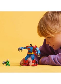 LEGO DC Superman Mech vs. Lex Luthor, Super Heroes Toy with 2 Minifigures, a Stud Shooter & Kryptonite - Buildable Figure Set - Gift 6 Plus Year Old Boys & Girls 76302 (120 pieces)  - Image 3