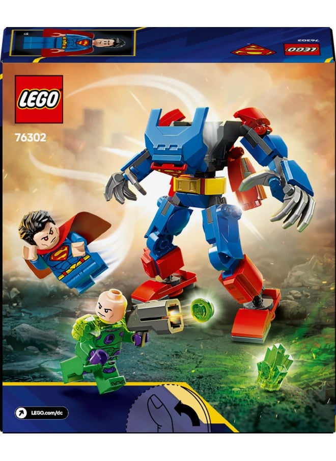 DC Superman™ Mech vs. Lex Luthor™ Super Hero™ Toy Figure Playset 76302 (120) Pieces