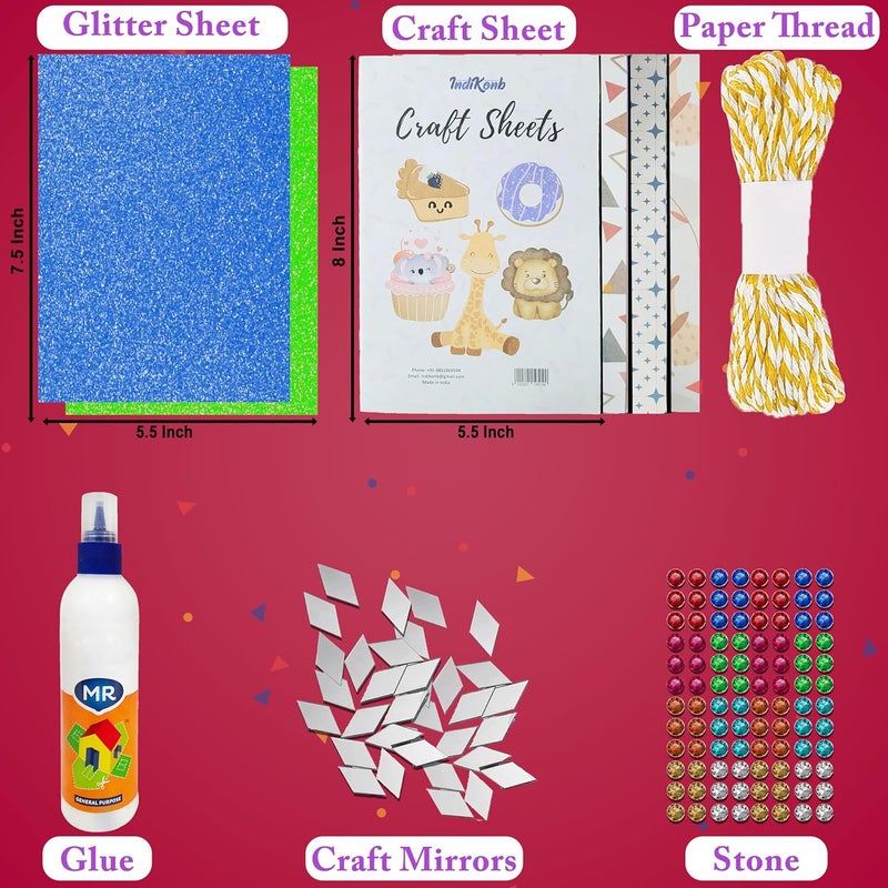 STEMTICS DIY Craft Kit for Kids | Beginner Craft Set | Art & Craft Set for Girls & Boys Age 4-8 | Fun Art and Craft Kit for Kids Age 3-10 - Image 4