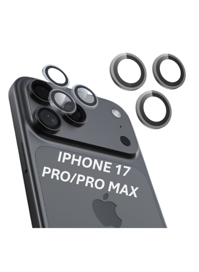 devia iPhone 17 Pro / 17 Pro Max Lens Protector Titanium Gray - Tempered Glass with Titanium Frame Premium Dual AR Protection and 99% Ultra Clear - Image 4