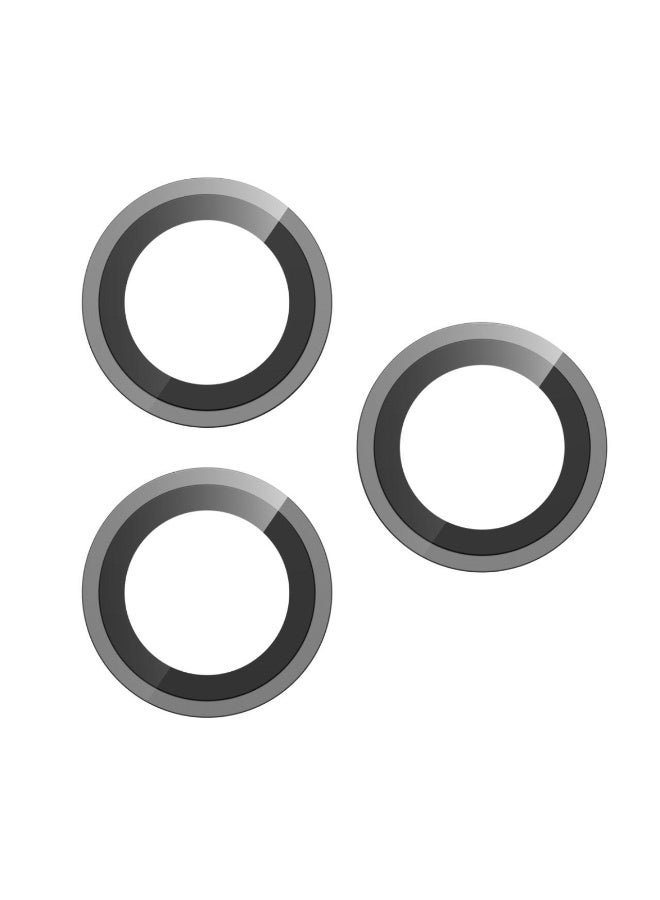 devia iPhone 17 Pro / 17 Pro Max Lens Protector Titanium Gray - Tempered Glass with Titanium Frame Premium Dual AR Protection and 99% Ultra Clear - Image 2