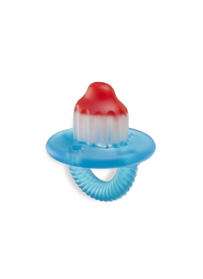 Itzy Ritzy Itzy Ritzy Silicone Teensy Teether - Flexible, Soft & Hollow Baby Teething Toy with Easy-to-Hold Handle; Designed for Ages 3 Months and Up (Hero Pop)  - Image 1